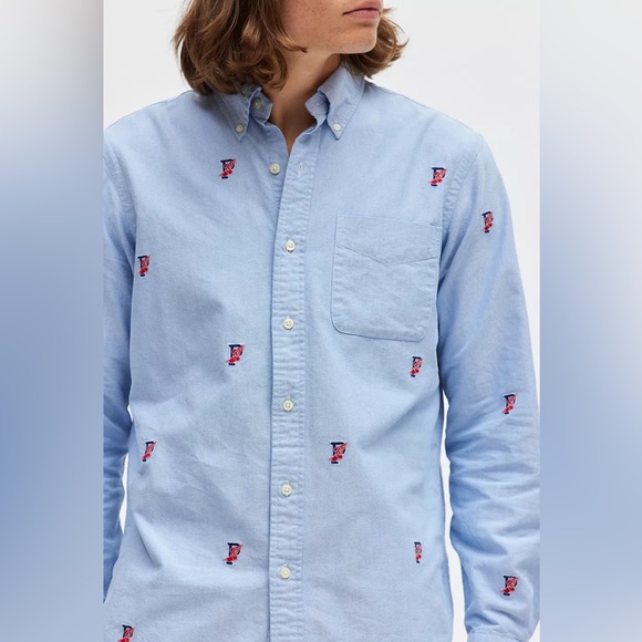 NWT Polo Ralph Lauren Classic Embroidered Icon Long Sleeve Oxford Shirt - Picture 4 of 6